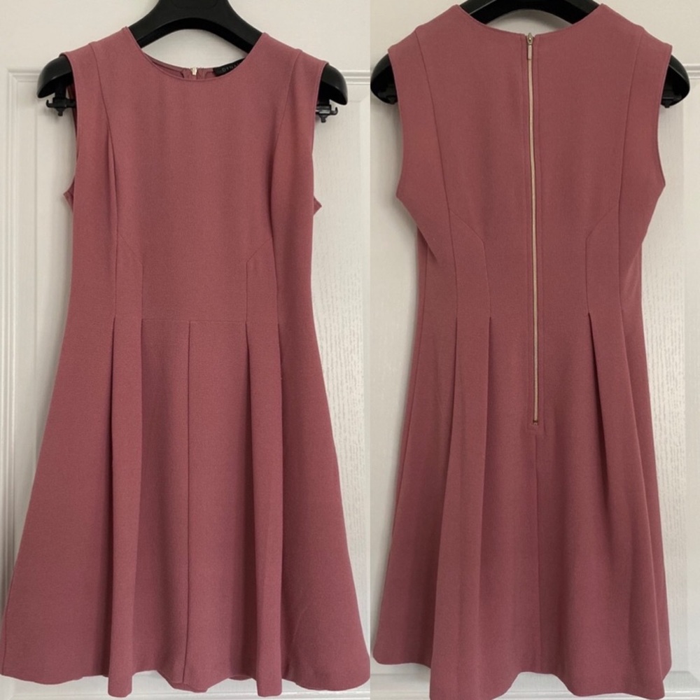 Dynamite | Rose Pink Classic Fit and Flare Dress
